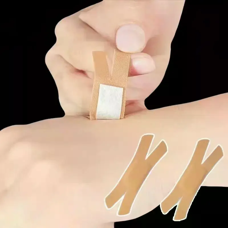 

50Pcs Disposable X-shaped Irregular Waterproof Band Aid For Kids Adult First Aid Wound Sports Travel Kits Patch Bandages