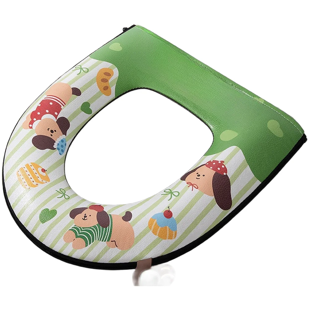Waterproof Wash-Free Toilet Seat Cover With Zipper And Built-in Aromatherapy For Standard Seats Toilet Decorative Parts