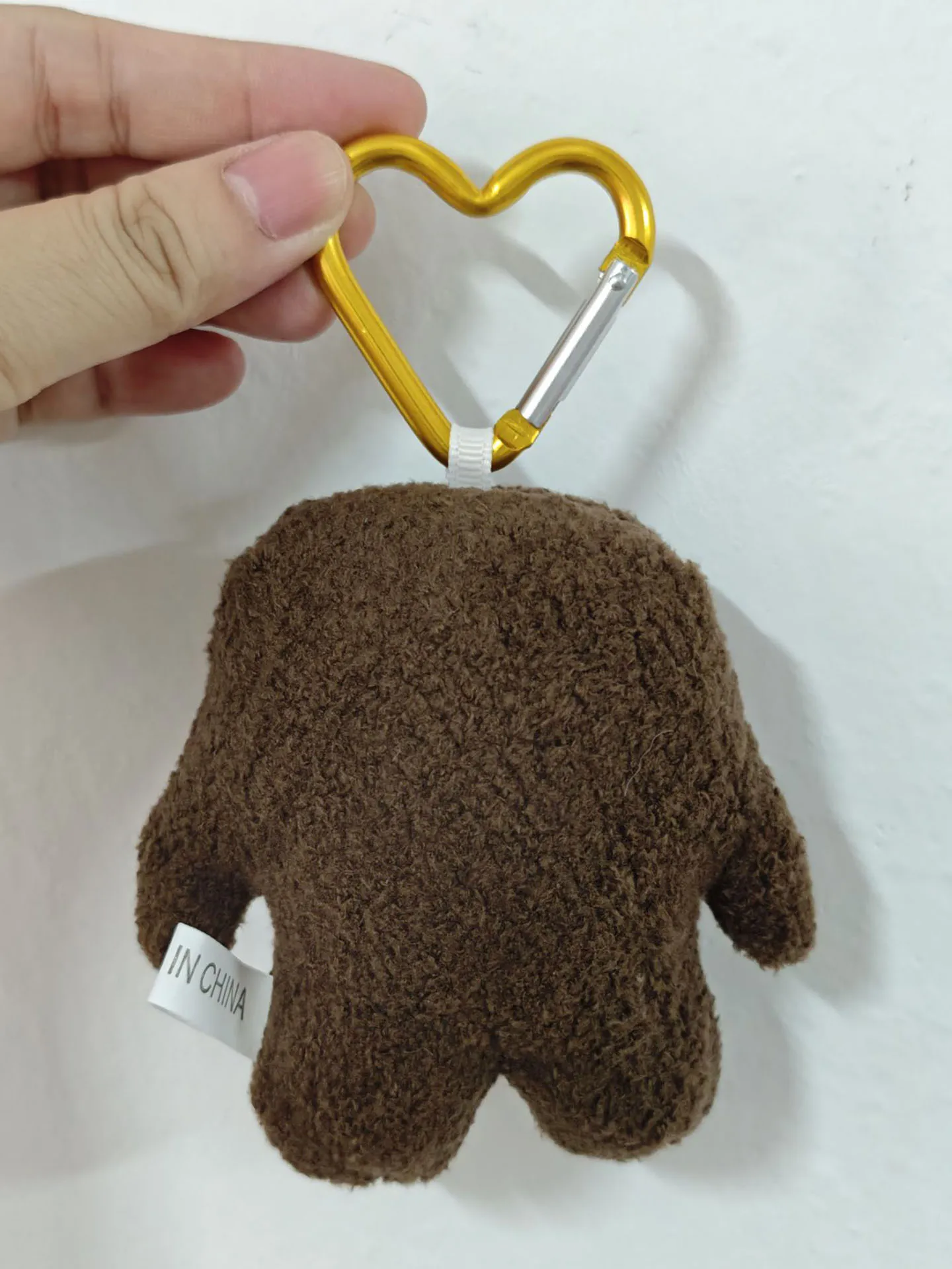 Leuke Domo Kun Mascotte Hart Clip Pluche Sleutelhanger Sleutelhanger Vrouwen Tas Sleutelhouder Hanger Kinderen Speelgoed Poppen Geschenken 9cm