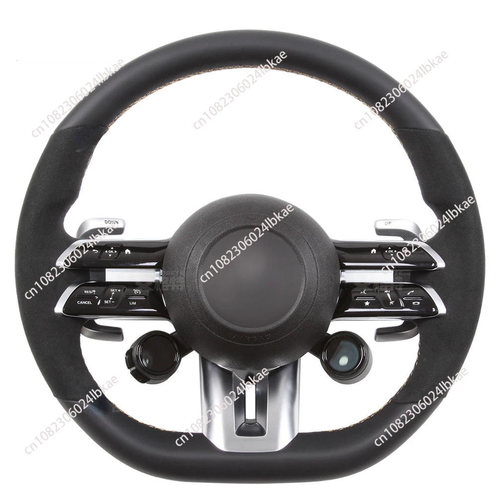 Applicable to Mercedes-Benz AMG Dragonfly Plate S-Class C- Class E-Class GLA Suede Steering Wheel Assembly Old Modified New