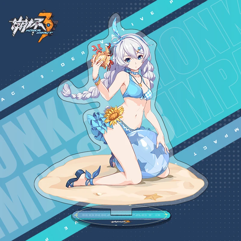 

Anime Honkai Impact 3 Cosplay Accessorie Mascot Table Decoration Acrylic Standing Sign Commemorate Ornament Xmas Birthday Gift