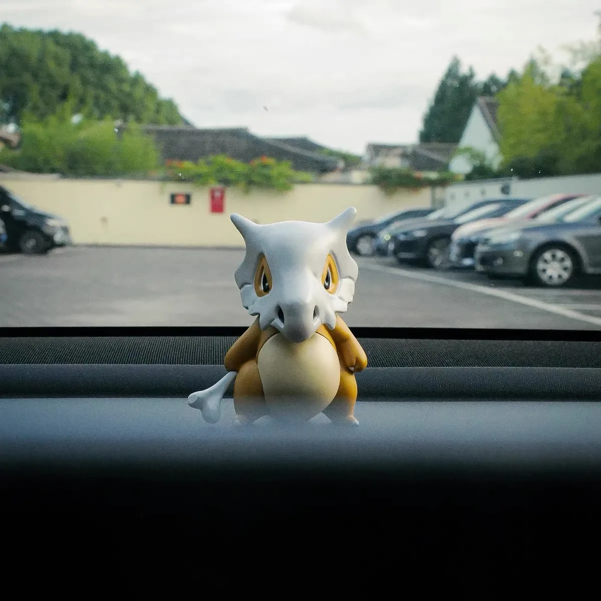 Pokemon Anime Figure Pocket Monsters Cubone 8 cm Cute Action Figure Ornamenti montati su auto Decorazione modello Giocattoli per bambini Regali