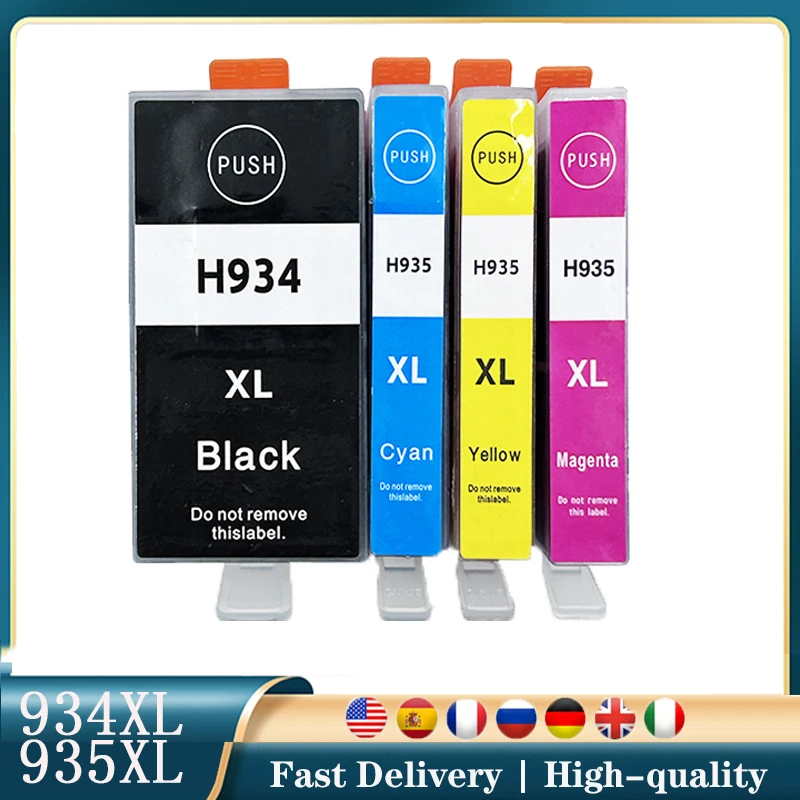 

For HP934 935 Refillable with Chip Full Ink Cartridge For HP934XL 935XL For HP Officejet pro 6230 6830 6835 6812 6815 printer