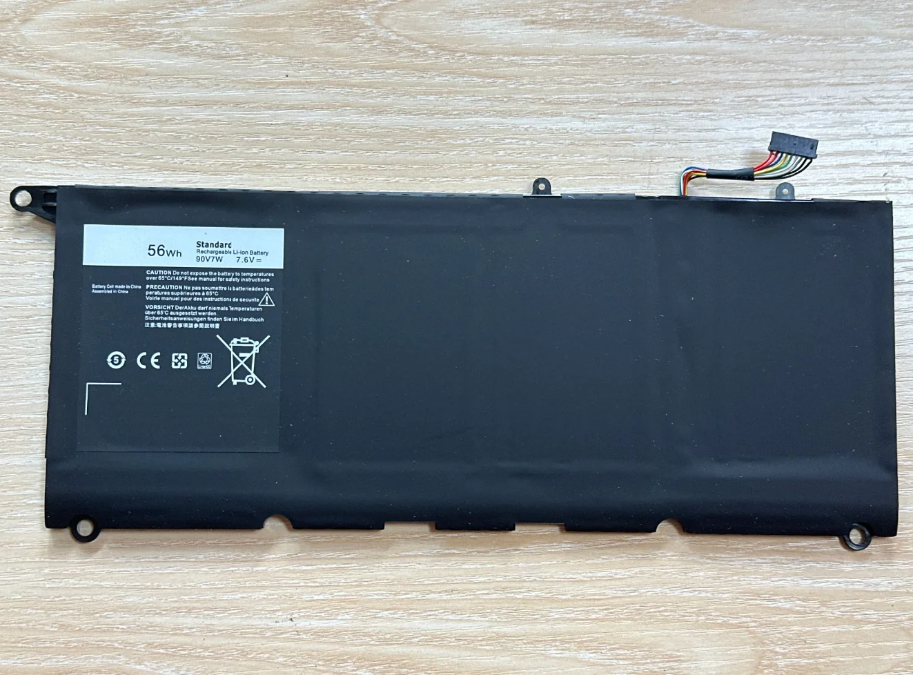 90V7W JHXPY JD25G 090V7W Laptop Battery For Dell XPS 13 9343 XPS13 9350 13D-9343 P54G 0N7T6 5K9CP RWT1R 0DRRP 56WH