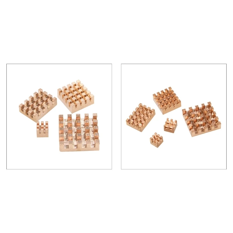 

4/5PCS Radiator Pads For RPI 5 Board Computer Development Board Heatsink Copper Heatsinks Cooling Pads Dropship