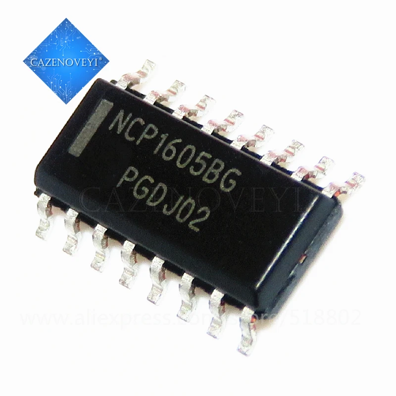 10pcs/lot NCP1605DR2G NCP1605G NCP1605 SOP-16 In Stock