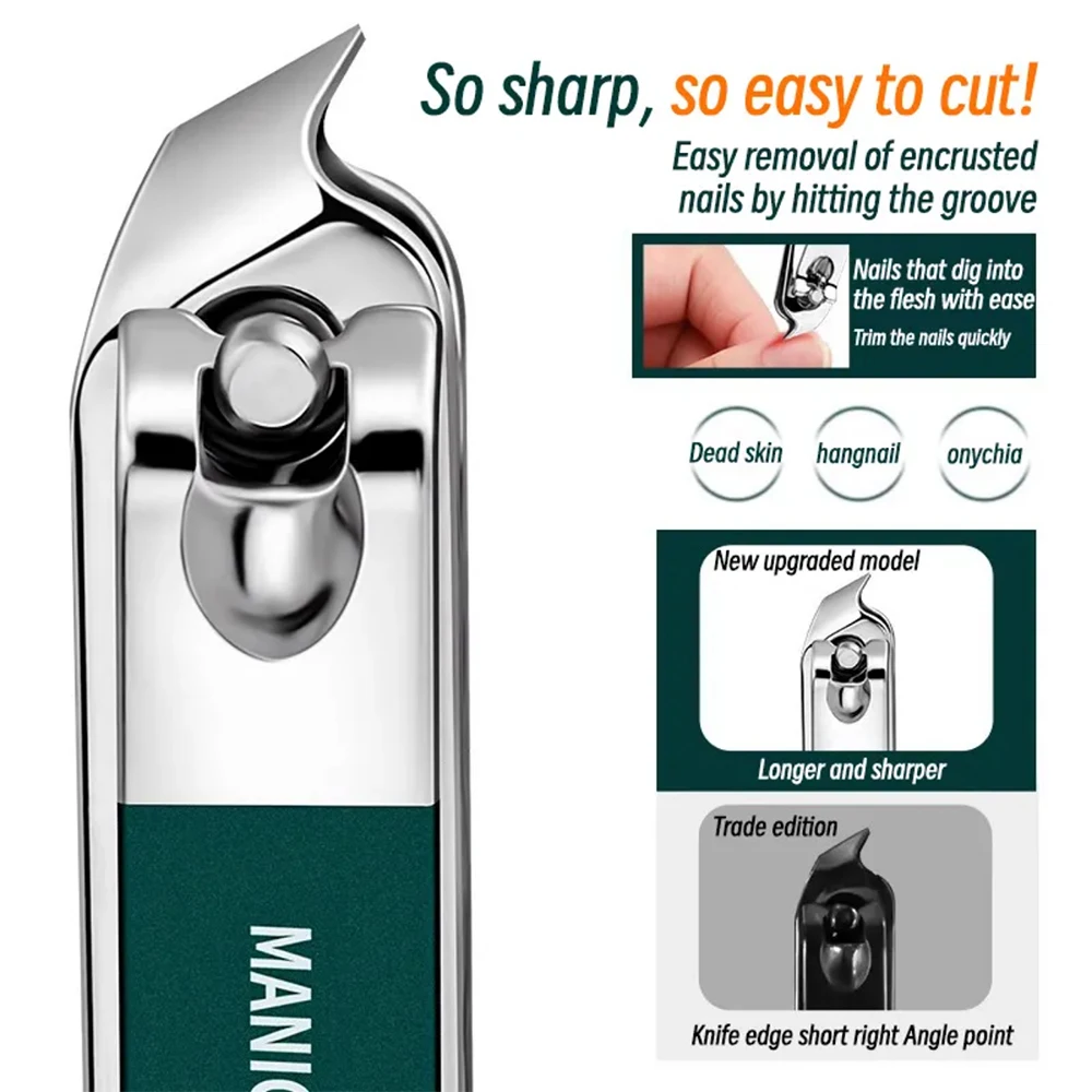 Stahl 6 Teile/satz Maniküre Set Professionelle Nagelknipser Cutter Schere für Pediküre Nagelpflege