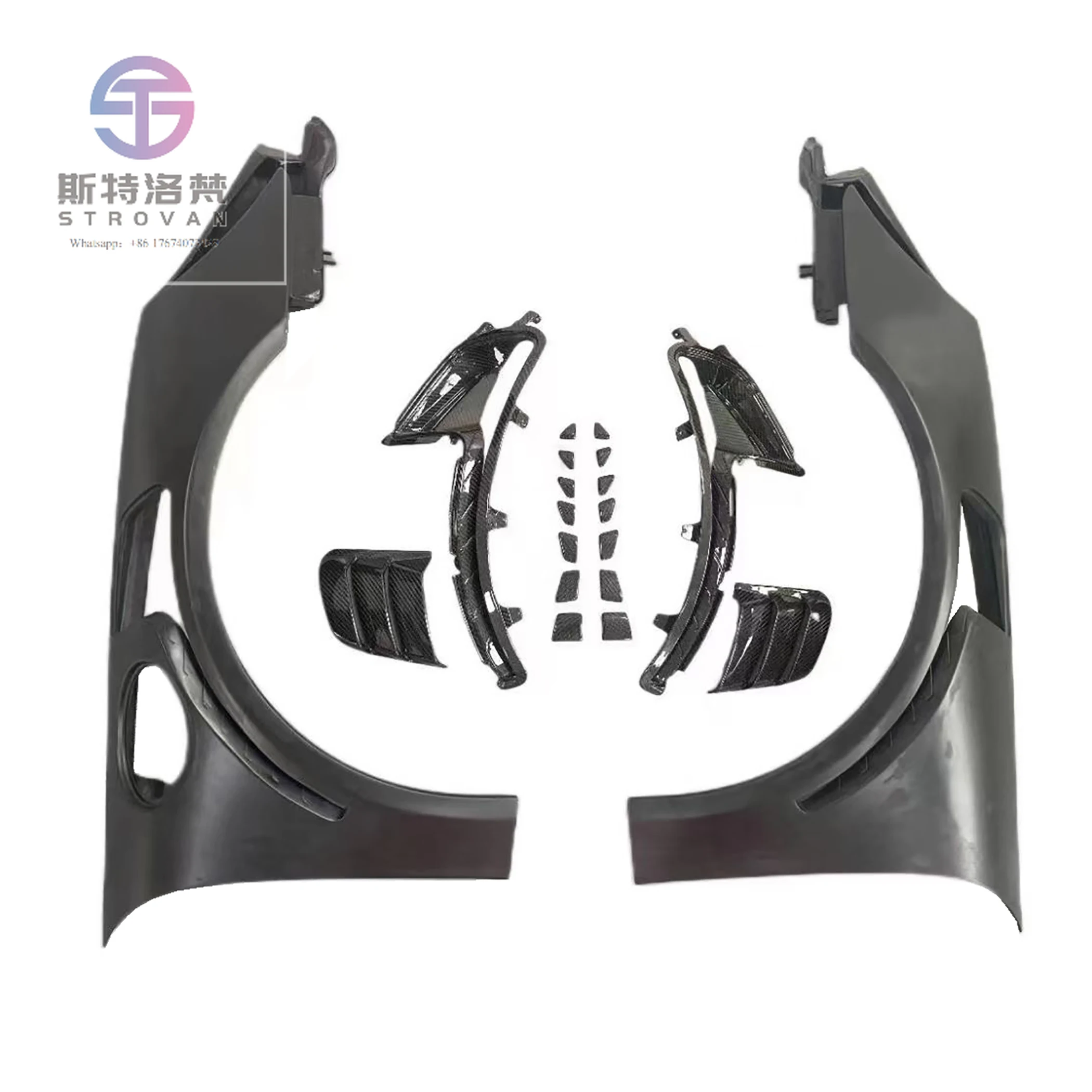 

Z-ART Dry Carbon Fiber GT2RS Front Fender for 991 Vented Front Fender for 911 2012-2018 Dry Carbon Fiber GT3 RS Fender