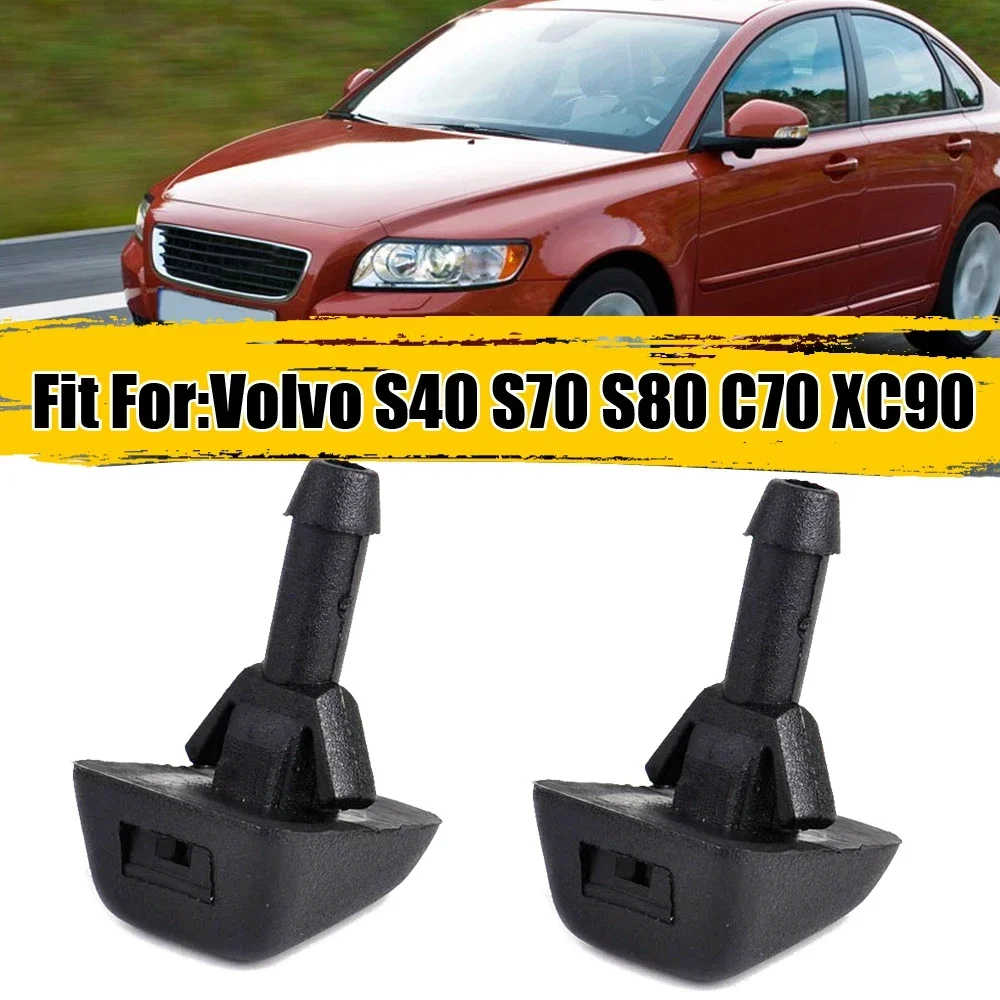 

2pcs Auto Exterior Accessories Car Windshield Wiper Car Windscreen Nozzle Car Washer Nozzles for Volvo S40 S70 S80 C70 XC90