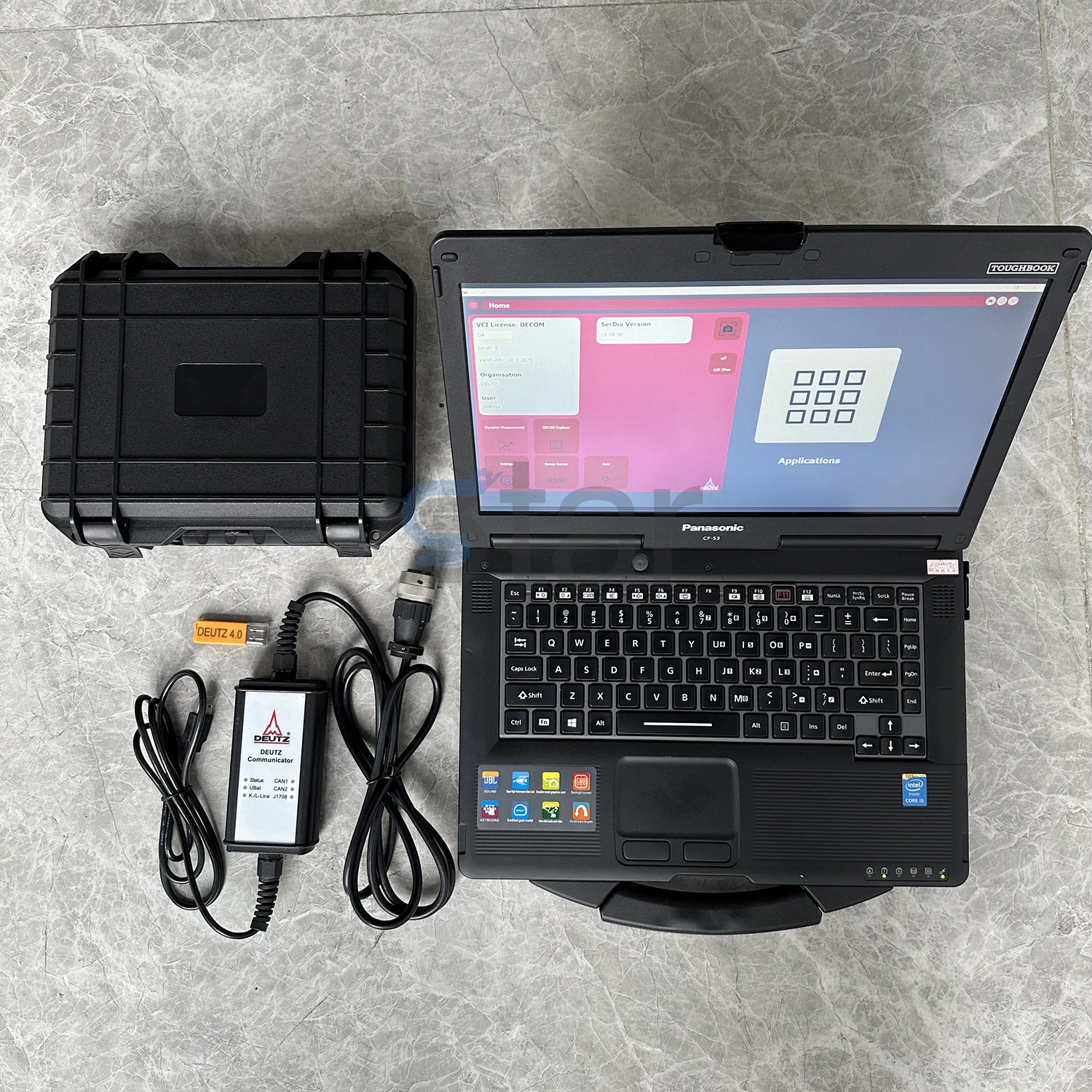 

Программное обеспечение 2024, поддержка CAN K/L-Line, коммуникатор двигателя Serdia 2010, диагностические инструменты сканера для Deutz 4,0 + USB-ключ EMR 6