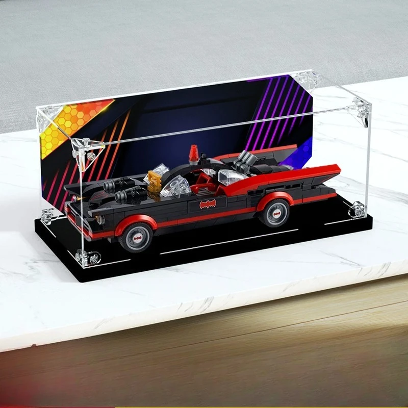 

Suitable for Lego 76188 Batmobile toy transparent assembly animation model display box cover acrylic display box