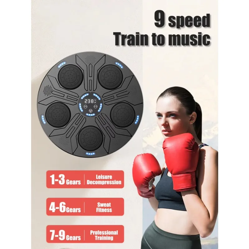 Transformer Sport Training Equipment Boxing Machine Rhythm Smart Bluetooth Boxing Target Wall Target With Boxing Loves