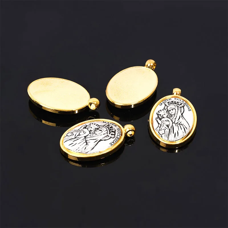 Catholic Virgin Mary Santa Ana Medal,