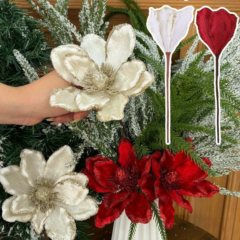Artificial Christmas Floral Stems for Trees, Wreaths & Garlands 3