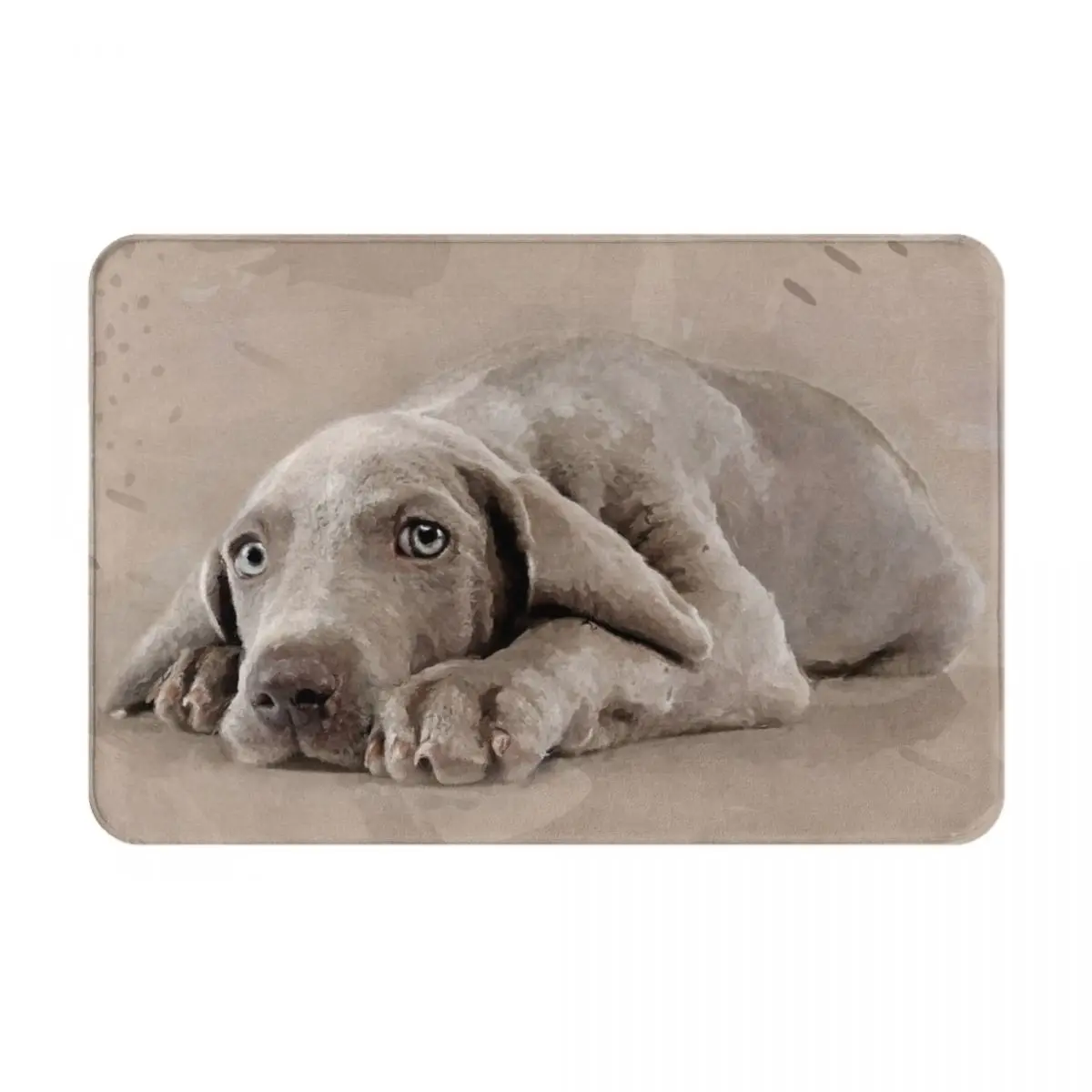 Weimaraner Puppy Doormat Anti-skid Super Absorbent Bath Mat Home Entrance Rug Kitchen Living Room Bedroom Carpet Hallway Footpad