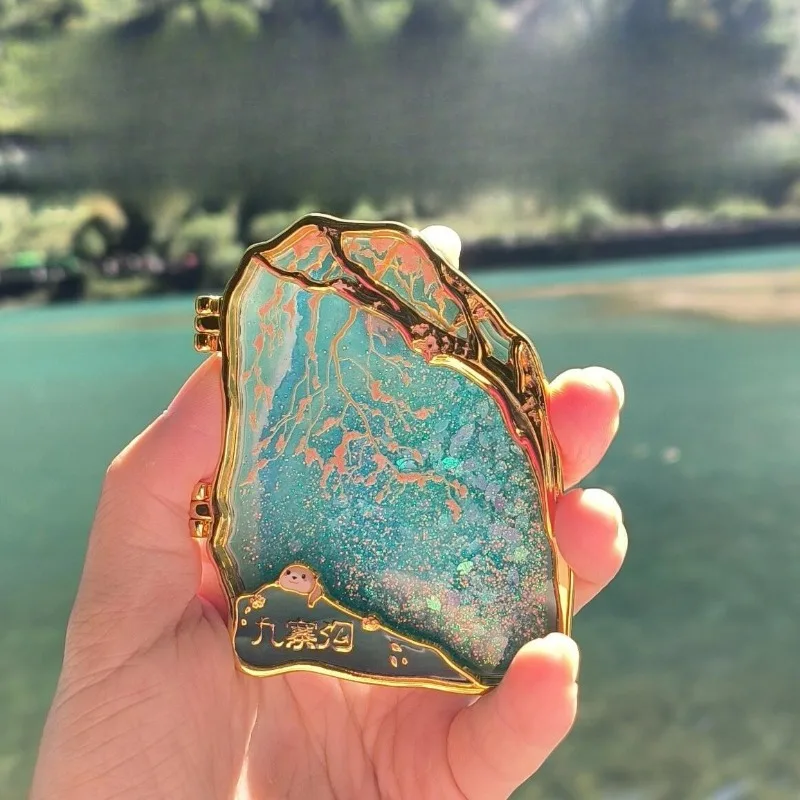 Jiuzhaigou Valley Scenic and Historic Interest Area Kaihe quicksand refrigerator with cultural and creative tourism souvenirs