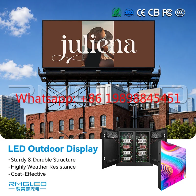 

Outdoor LED Display P8 High for Top Altitude Mega Frame Backstage Office Tower ISO 9001 Quality Factory Wholesale