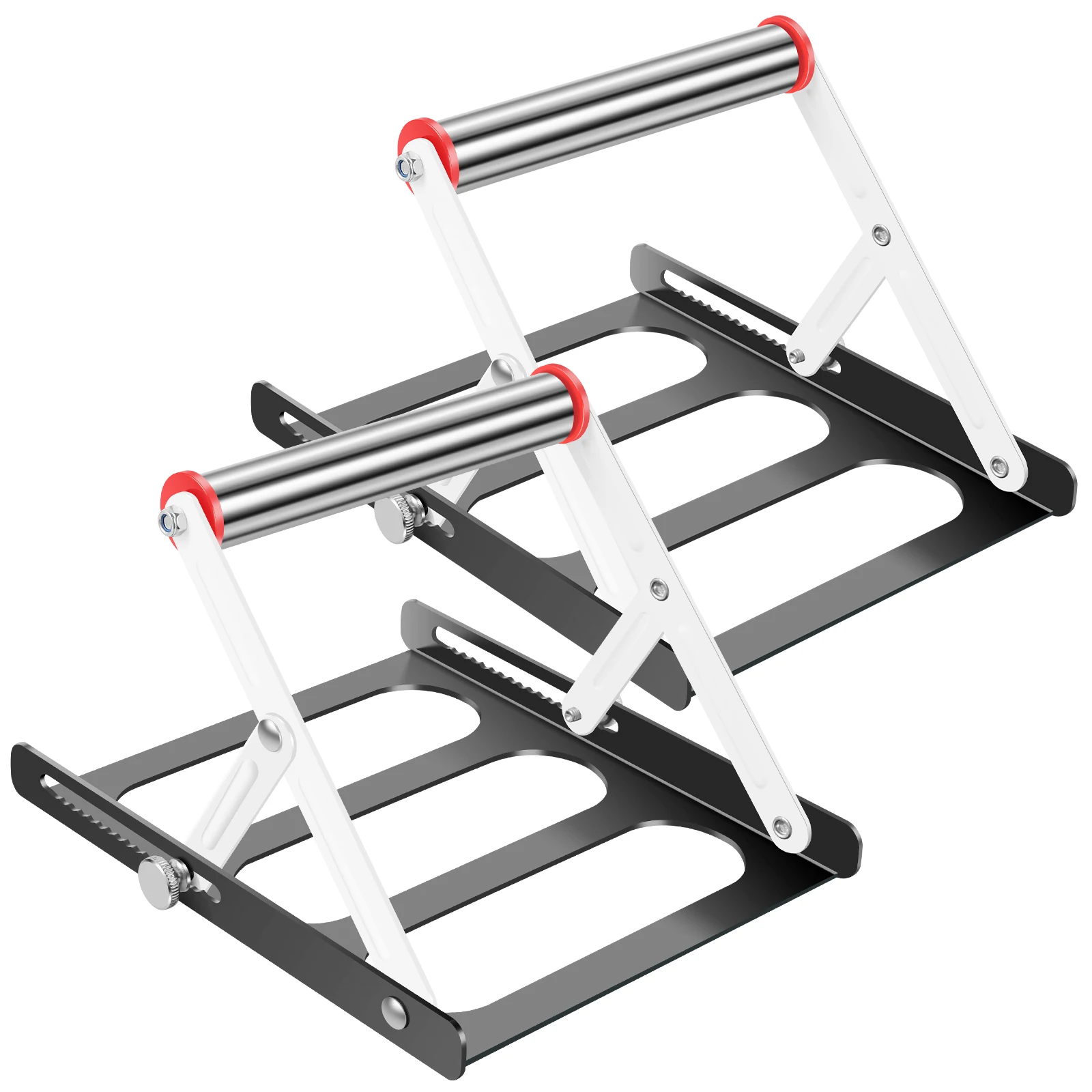 2Pcs Cutting Machine Support Frame Foldable Table Saw Support Stand 55-135mm Height Adjustable Cutting Machine Material Holder