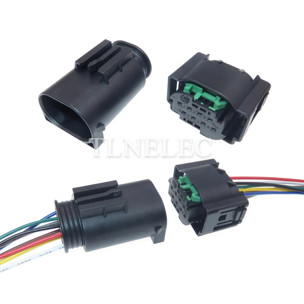 8 Pin Way Auto Draad Connector Auto Kleine Stroom Sockets 4F0972708 1-1534229-1 2-1534229-2 2-1534229-1 1-929342-1 1-1418552-1