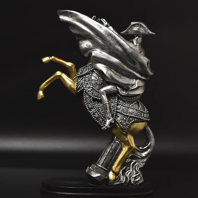 Royal Knight Resin Art Sculpture. Napoleon. Desk, Cabinet And Bookcase Decoration. High-end Gift, Housewarming Gift.