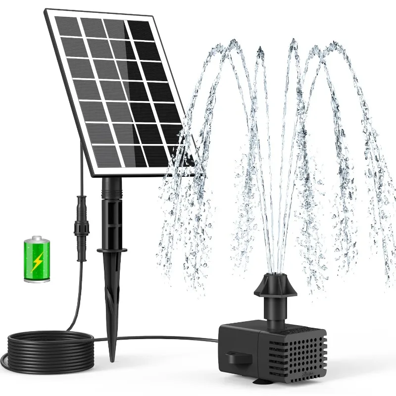 Water Style Sprayer Outdoor Submersible Dc  Floating Fountain