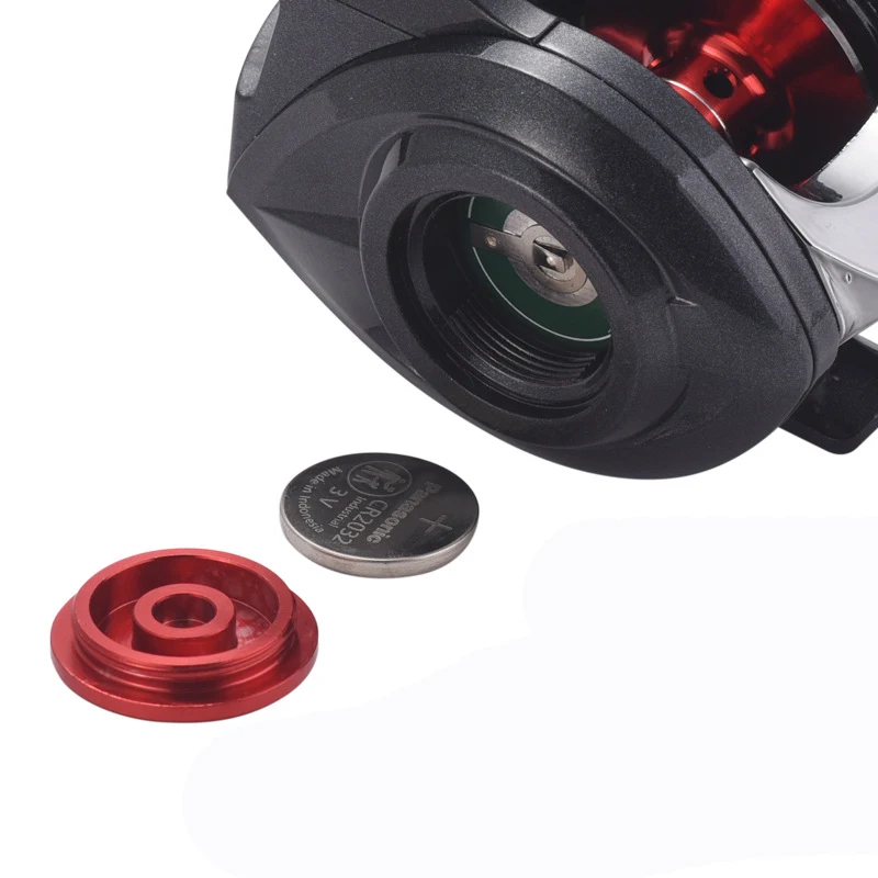 Carrete Baitcasting Eléctrico con Pantalla LED y Arrastre Frontal - imagen 2
