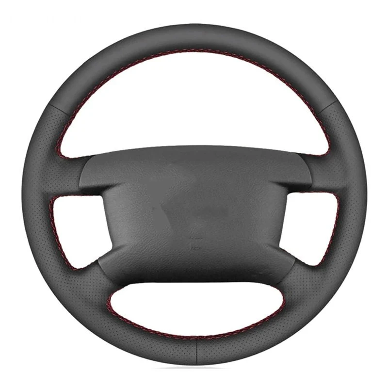 Customized Original Car Steering Wheel Cover For Volkswagen VW Caddy 2003-2006 Caravelle 2003-2009 Transporter T5 2006