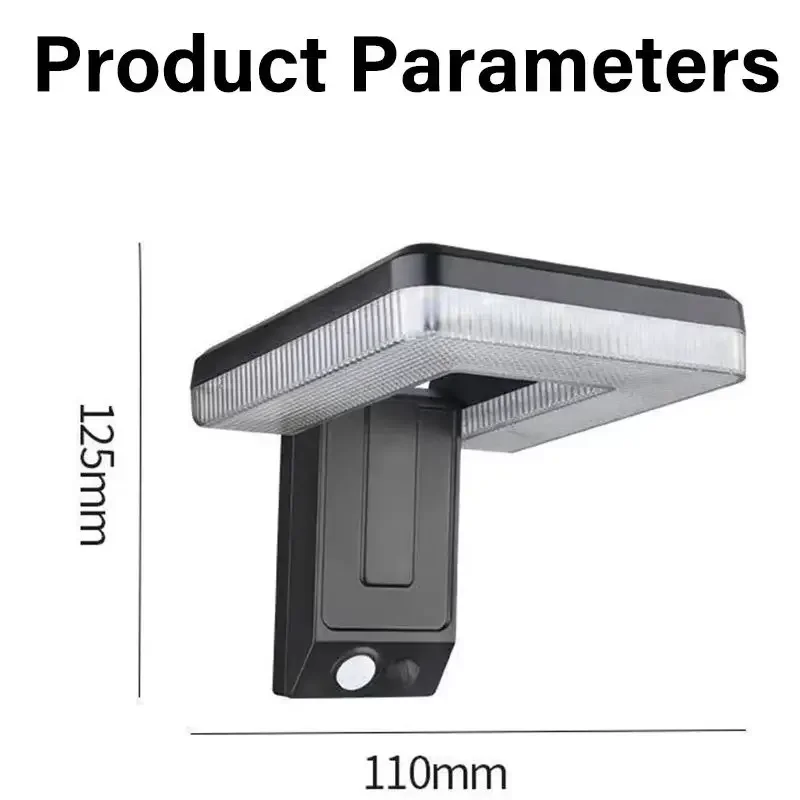 ضوء أمان بالطاقة الشمسية PIR محس حركة عملية التحكم عن بعد 3 أوضاع الإضاءة مقاوم للماء بوابة ساحة نظام الإضاءة المحيطي #6