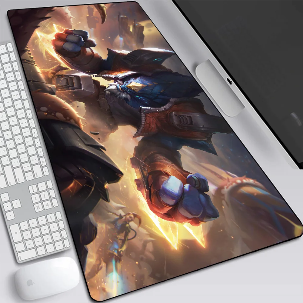 Grande Gaming Mouse Pad, League of Legends, Malphite, Computador, Laptop, Mousepad, XXL, Teclado do Office, Tapete de Mesa, PC Gamer