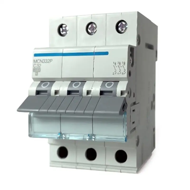 

652F 3-контактный 32A двухконтурный выключатель цепей с креплением на DIN-рейку Прочный выключатель