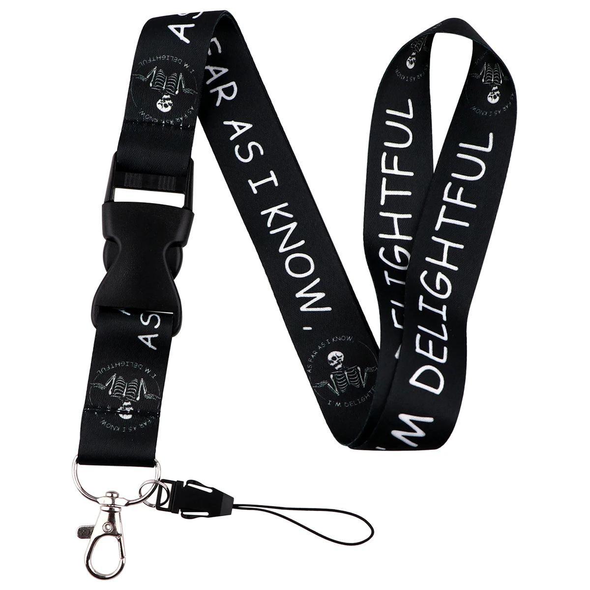 

Skeleton Neck Strap Lanyard for Keys Keychain Badge Holder ID Credit Card Pass Hang Rope Lariat Mobile Phone Charm Accessories