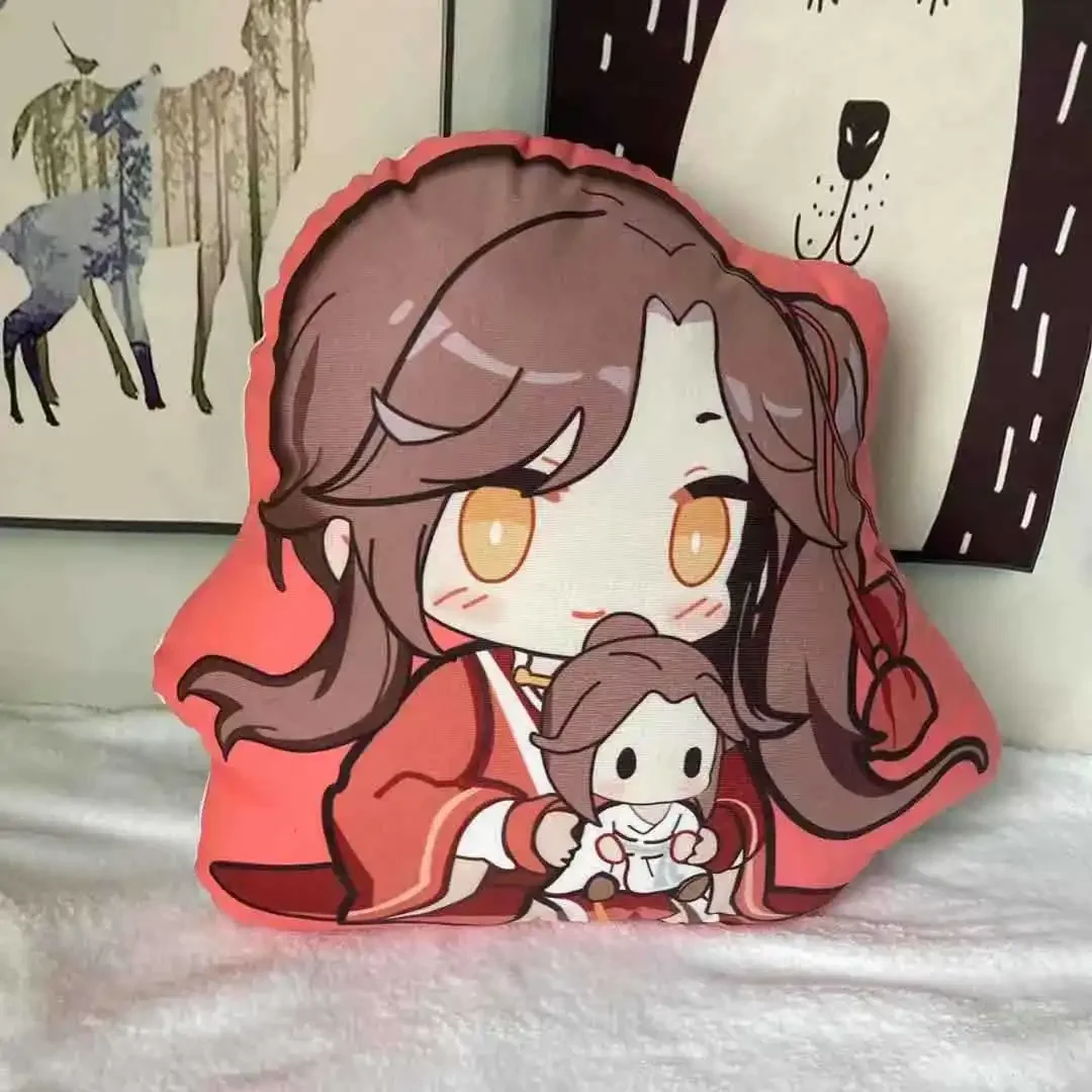 Anime Heaven Official’s Blessing Peripheral Products Xie Lian Hua Cheng Cartoon Soft Plush Stuffed Doll Pillow Gifts Kids Girl