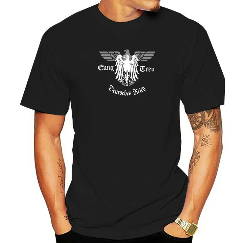 2018 Summer Hot Sale Men T Shirt T Shirt Deutschland Reichsadler Hooligans Deutsches Reich Wehrmacht Oldschool Germany Anime