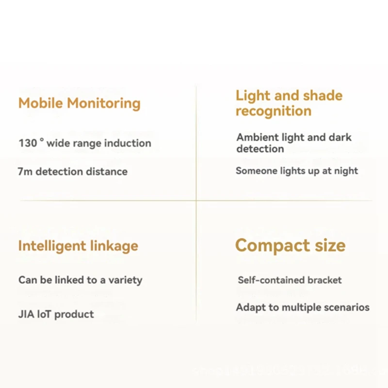 Motion Sensor For Xiaomi Mi Home 2S Human Body Sensor Smart Linkage Motion & Light Sensor Motion Detector