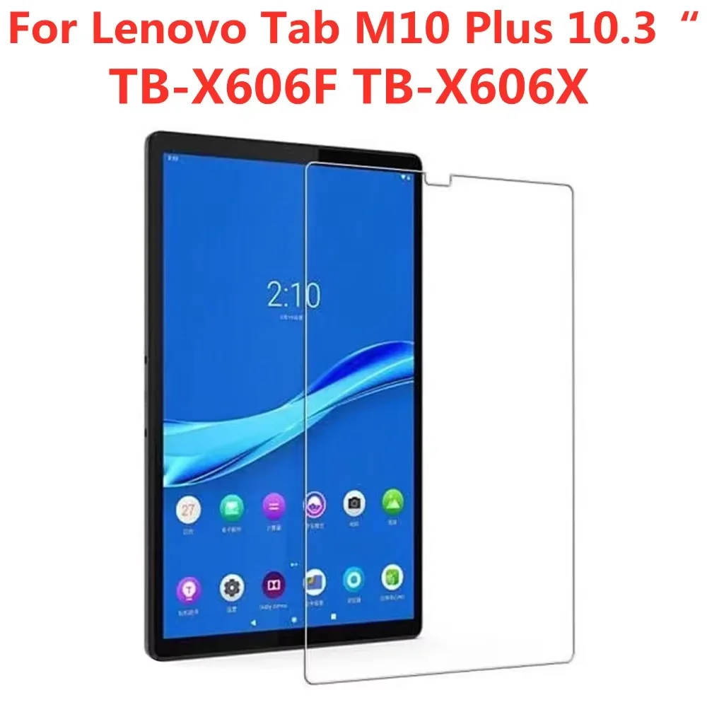 1PCS 9H Tempered Glass Tablet Screen Protector For Lenovo Tab M10 Plus FHD 10.3 Inch TB-X606F X606X Anti-Scratch Protective Film