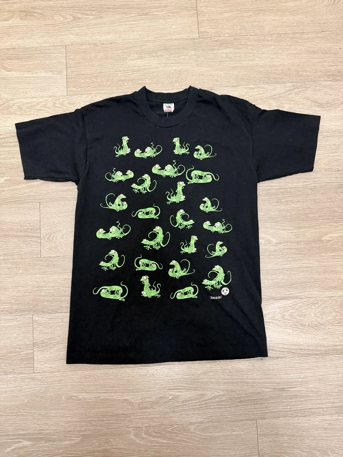 Vintage Kama Sutra Lizard Sex Positions Humor Comic T Shirt Tee