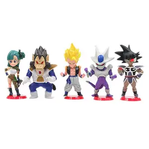 10 Buah / set Bola Naga 7.5-9cm Figur Mini Vegeta Bentuk Kera Raksasa Ranchi Bulma God Shadow Burdock Model Boneka Dekorasi Anime 10 angka chichi penjualan terbaik - №