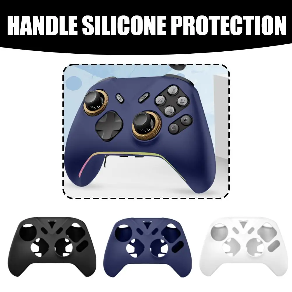 Ergonomic Silicone Skin for Flydigi Vader 5 Pro Controller Soft Matte Finish Drop Protection + 4Pcs Thumbstick Caps