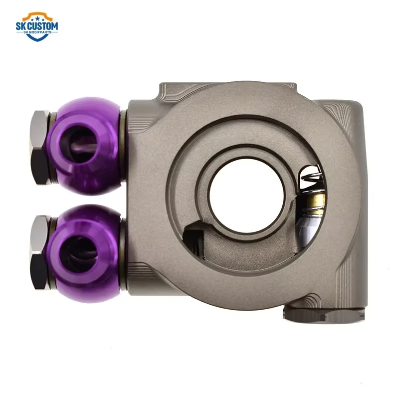 Universal Oil Filter Sandwich Adapter With in Line Oil Thermostat Oil Sandwich AN8  AN10 Fitting