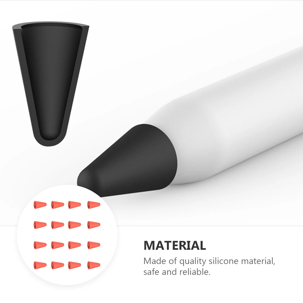 ฝาครอบปลายปากกา 16 ชิ้น ทำจากซิลิโคน ป้องกันการเสียหาย สำหรับปากกาสไตลัส วาดเขียนได้อย่างแม่นยำ เสียงเบา กันลื่น