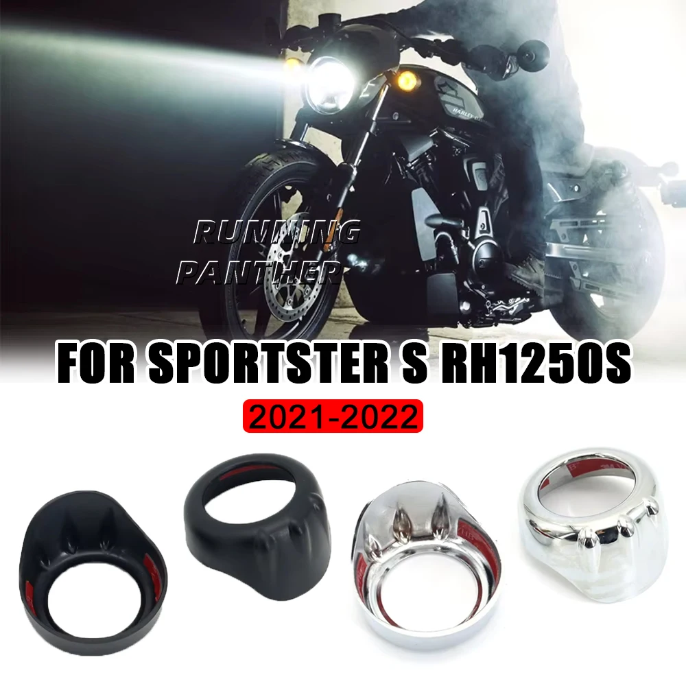 

2022 NEW Motorcycle Matte Black Turn Signal Bezel Cover For RH1250s Sportster S 1250 RH975 Nightster 975 2022 2021
