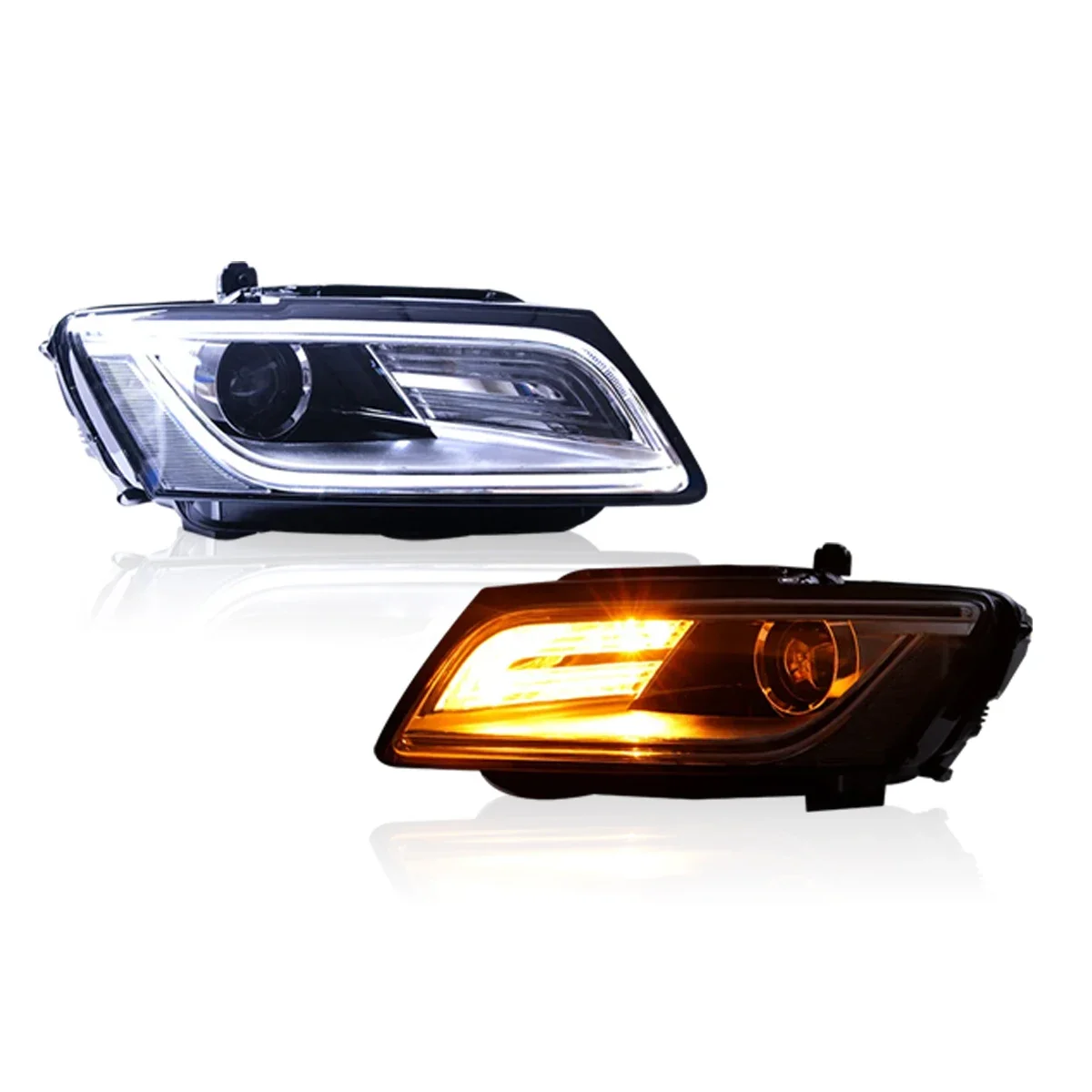 

Car Headlights For Audi Q5 Headlight 2009-2018 Turn Signals LED Daytime Running Lights New Upgrade Headlamps