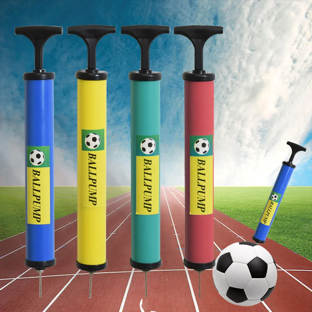 Portable Football Soccer Air Pump Swimming Ring Beach Ball Inflatable Basketball Pump Inflating Needle