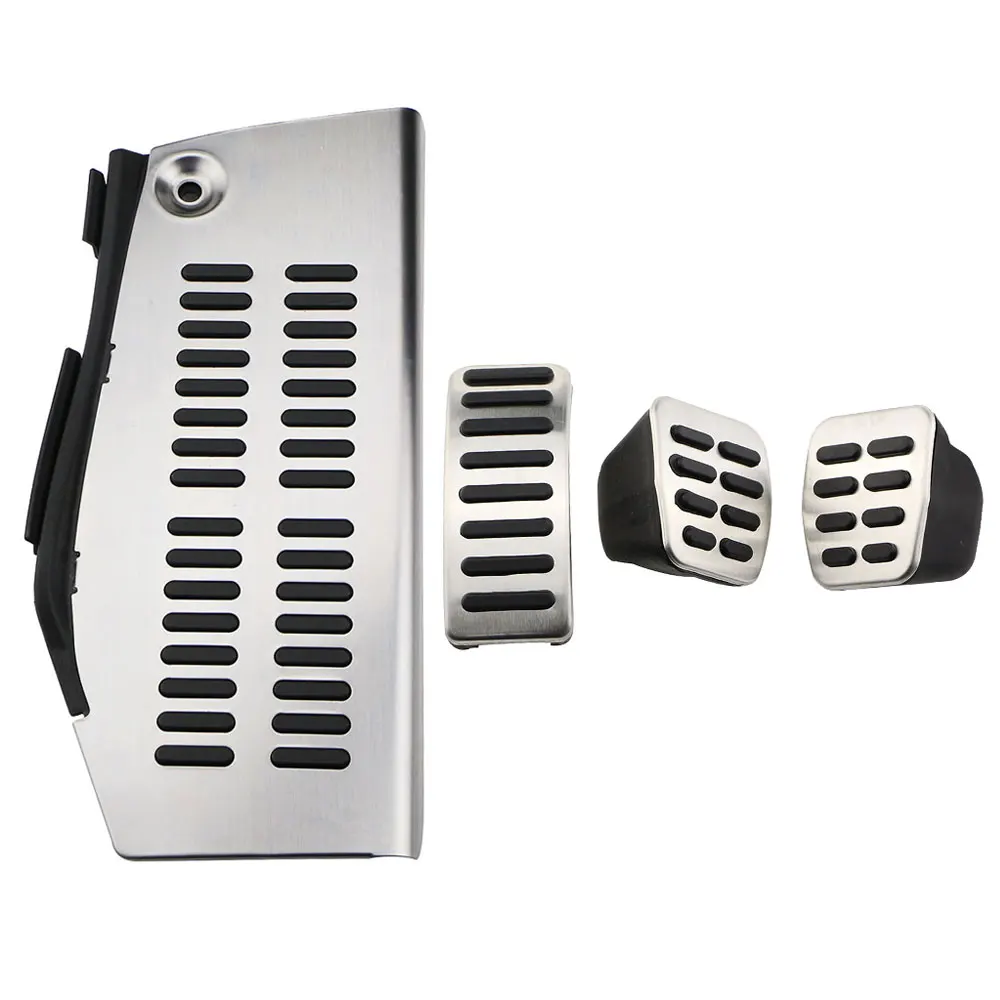 LHD Autopedale für Volkswagen Polo VW Golf 4 Bora Beetle RSi GTI R32 für Audi A3 8l Sitz Edelstahl Dead Pedal Fußstütze – Detail 5