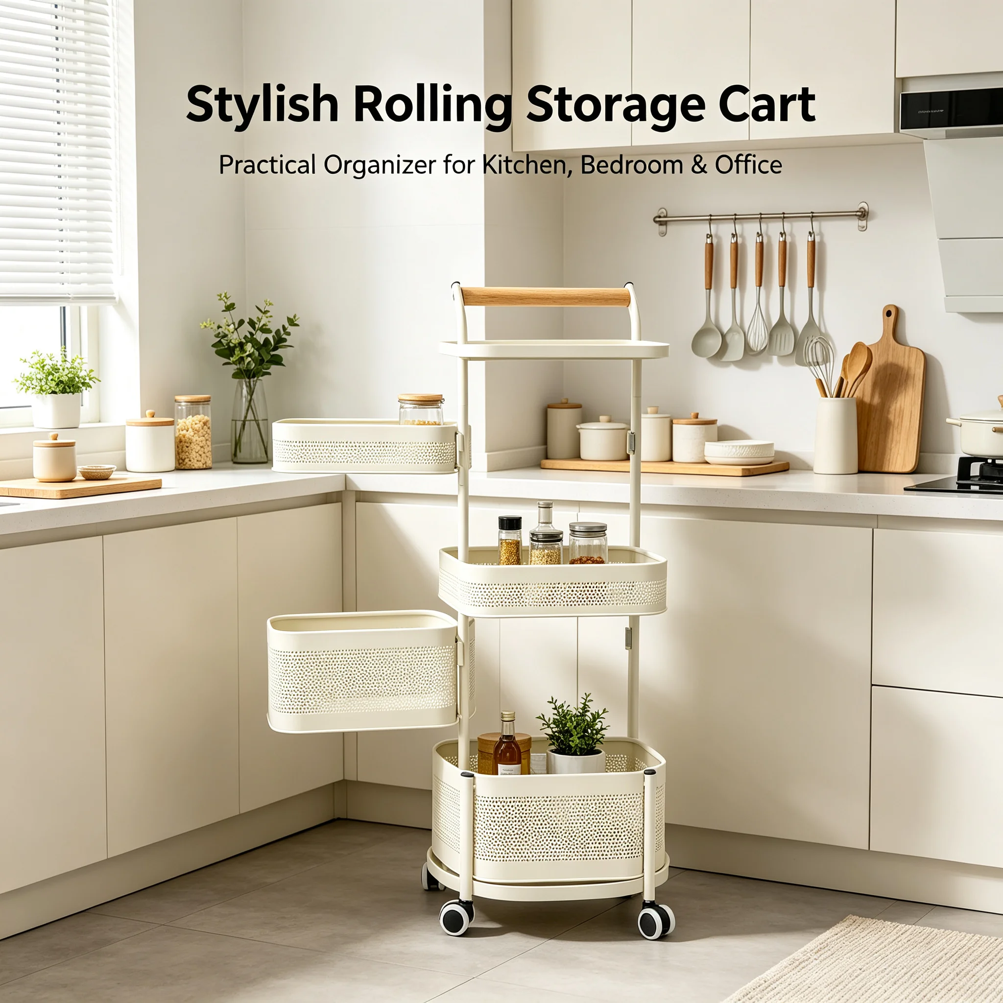 رف تخزين متحرك بـ 5 طبقات مع 1 - مراجعة Kitchen Appliances In White وسعره