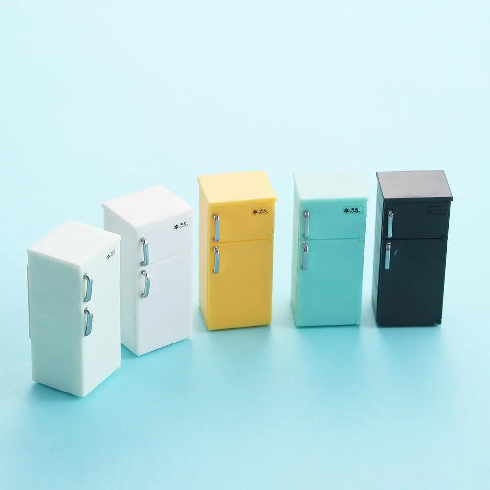Model Dollhouse Furniture Dollhouse Accessories Dollhouse Doll House Decoration Simulation Refrigerator