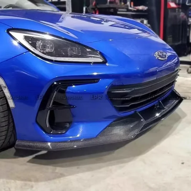 مناسبة لسوبارو BRZ ZD8 ألياف الكربون AD نمط الجبهة الشفاه الجبهة الفاصل الجانب التنانير اكسسوارات الشفة الخلفية الصغيرة المحيطي تعديل