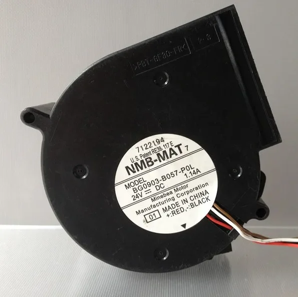 

BG0903-B057-P0L BG0903-B054-P0L For NMB 9733 24V Double Ball Centrifugal Turbine Fan PWM Temperature Controlled DC Blower Fan