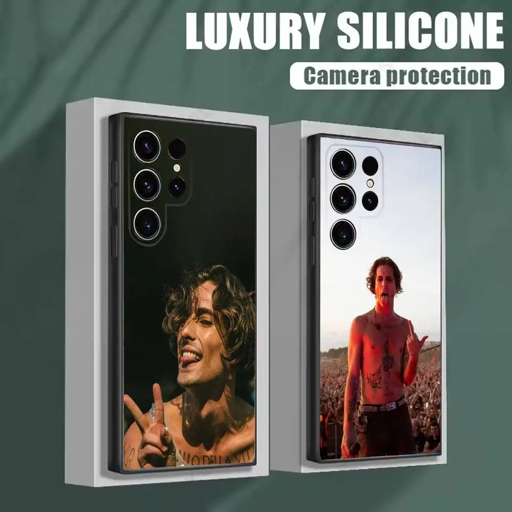 

D-Damiano David Phone Case For Samsung S25,S24,S21,S22,S23,S30,Ultra,S20,Plus,Fe,Lite,5G Black Box