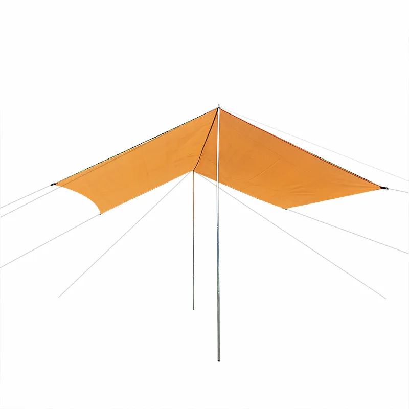 Simple tent outdoor camping four-corner shade pergola with pole